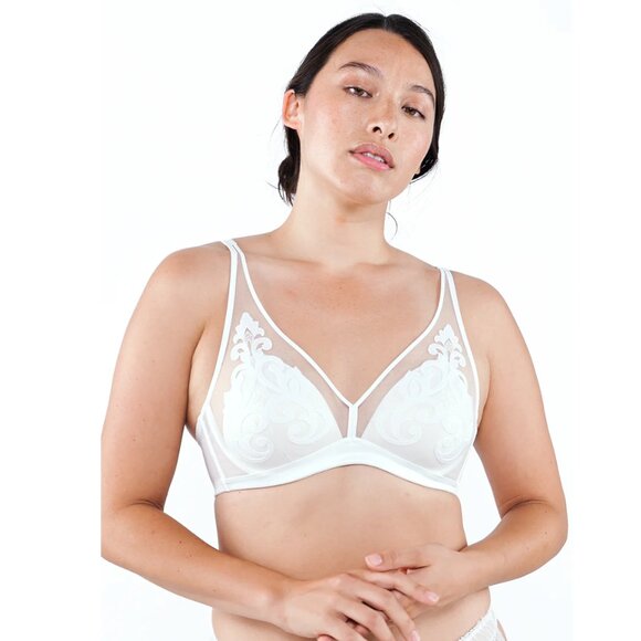 Lightly Lined Plunge Bra - Picture 1 of 5
